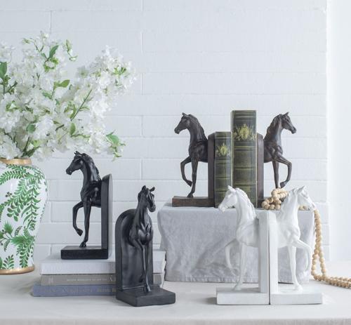 Horse Bookends Set of 2 - 127 X 95 X 270