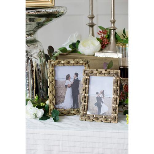 Gold Photo Frame 5x7 - 155 X 30 X 205