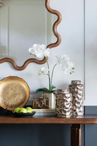 Ceramic Copper Vase - 150 X 150 X 250