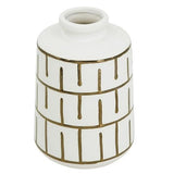 Ceramic White Vase - 130 X 130 X 235