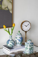 Blue & Green Porcelain Set of 3