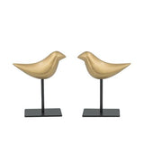 Gold Birds Set of 2 - 160 X 160 X 200