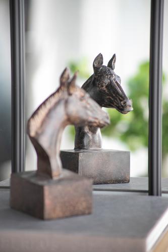 Black Horse Bookends Set of 2