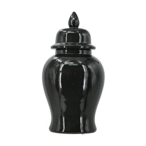 Black Ginger Jar - Large