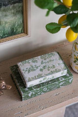 Green Leaf Book Box Set of 2 - 180 X 70 X 270