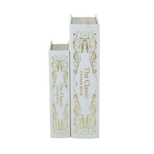 White Book Box Set of 2