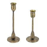 Gold Candle Holders Set of 2
