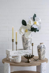 Gold Candle Holders Set of 2