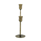 Gold Candle Holder - 160 X 90 X 290