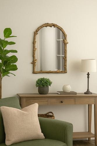 Gold Wall Mirror - 610 X 35 X 864