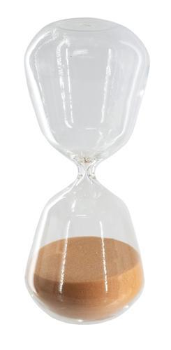 Hourglass with Terracotta Sand - Large