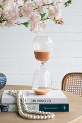 Hourglass with Terracotta Sand - Large