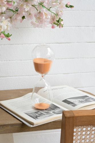 Hourglass with Terracotta Sand - Large