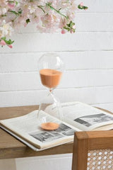 Hourglass with Terracotta Sand - Large