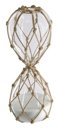 Woven Hourglass with White Sand - Small