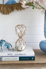 Woven Hourglass with White Sand - Small