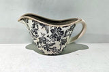 Black Floral Ceramic Jug - Black - 240 X 125 X 140