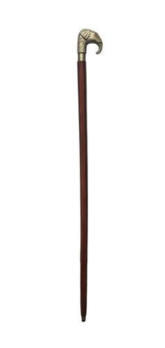 Elephant Walking Stick - Brass