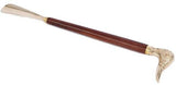 Shoe Horn Walnut Finish / Brass - 475 X 95 X 25