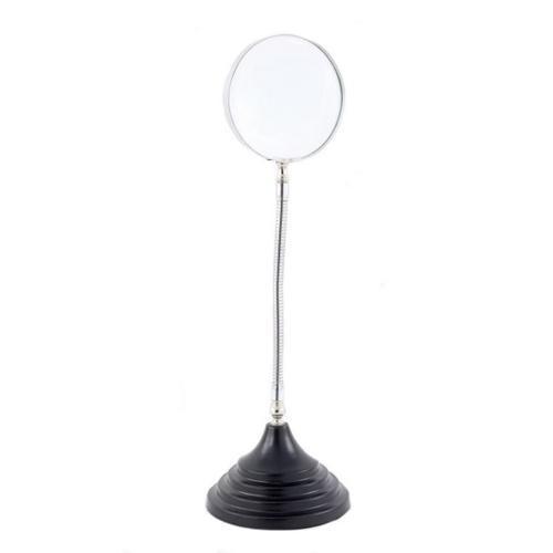 Aluminium & Brass Flexible Magnifier - 155 X 155 X 485