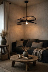 Bamboo Pendant - Black