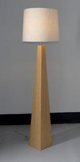 Bamboo & Linen Floor Lamp - Natural - 420 X 1580