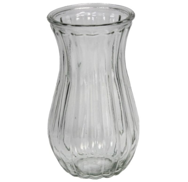 Glass Vase - Clear (22cm)