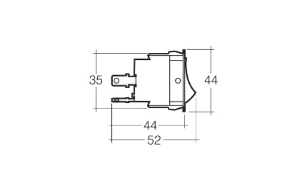 Off / On Heavy-Duty Rocker Switch