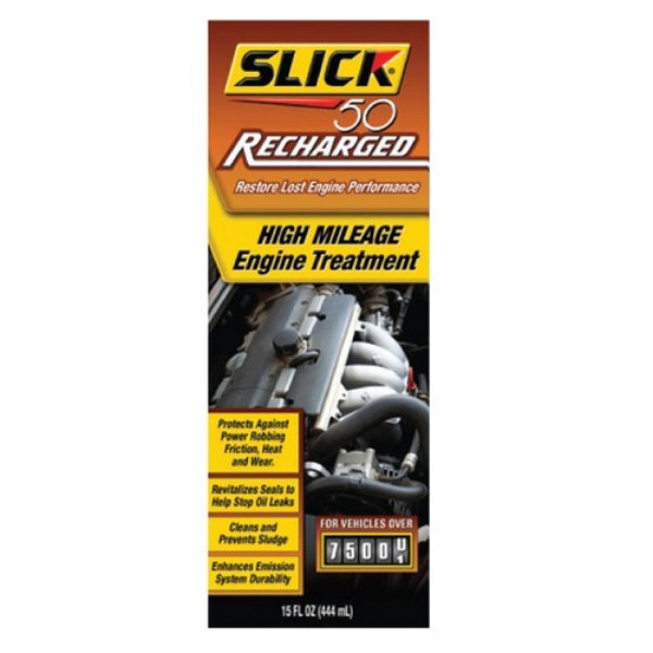 Recharged High Mileage Engine Treatment