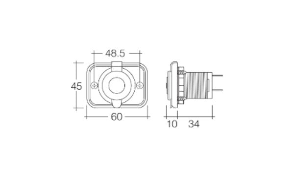 Heavy-Duty Accessory Socket