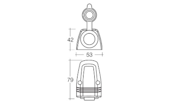 Heavy-Duty Surface Mount Dual Usb Socket