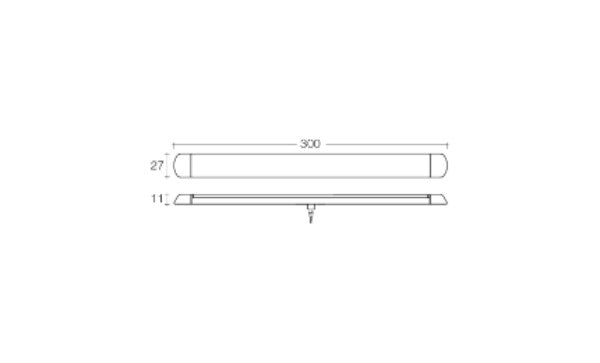 Led Strip Lamp 12 / 24v - 300 X 27mm