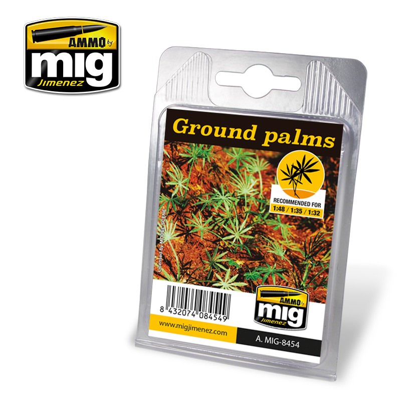 Ammo by MIG -  Dioramas - Laser Cut Plants - Ground Palms