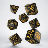 Q Workshop - Halloween Pumpkin 7 Dice Set