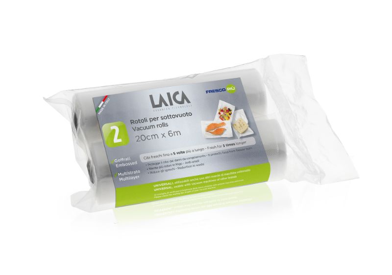 LAICA - Laica Vacuum Bag Rolls X 2 (20CM X 6M)