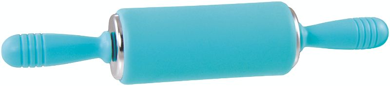 HEADCHEFS - Junior Silicone Rolling Pin 100 x 40mm - Sky Blue