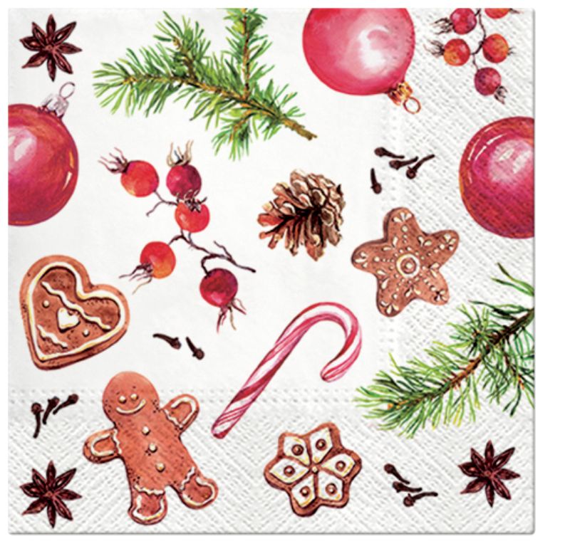 PAW - Paw Lunch Napkins 33cm Homemade Sweets