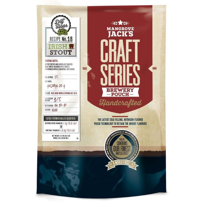 Mangrove Jack's Craft Series Irish Stout w Golding Hop 2.2kg