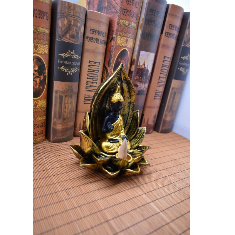 Buddha Backflow Burner Gold