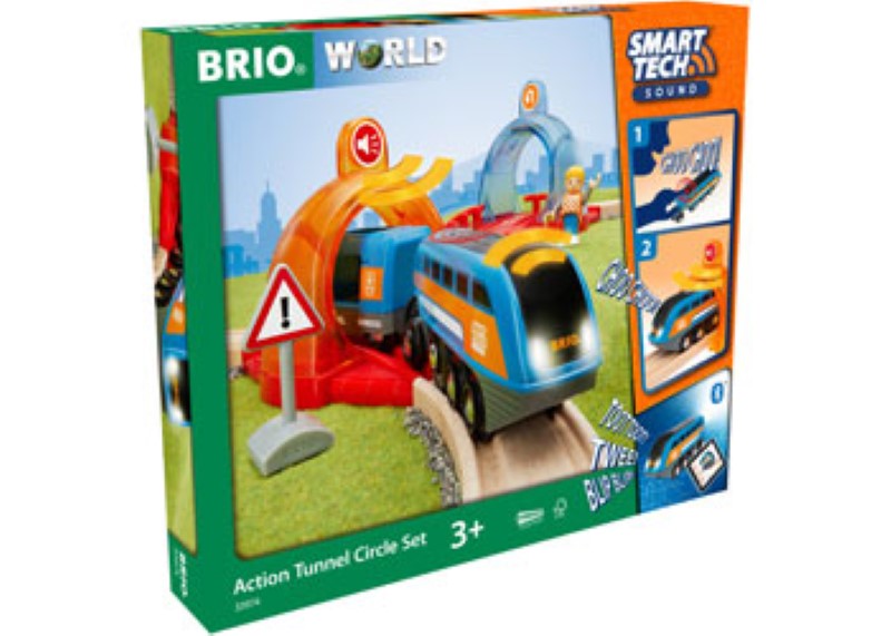 BRIO Smart Tech Sound - Action Tunnel Circle Set