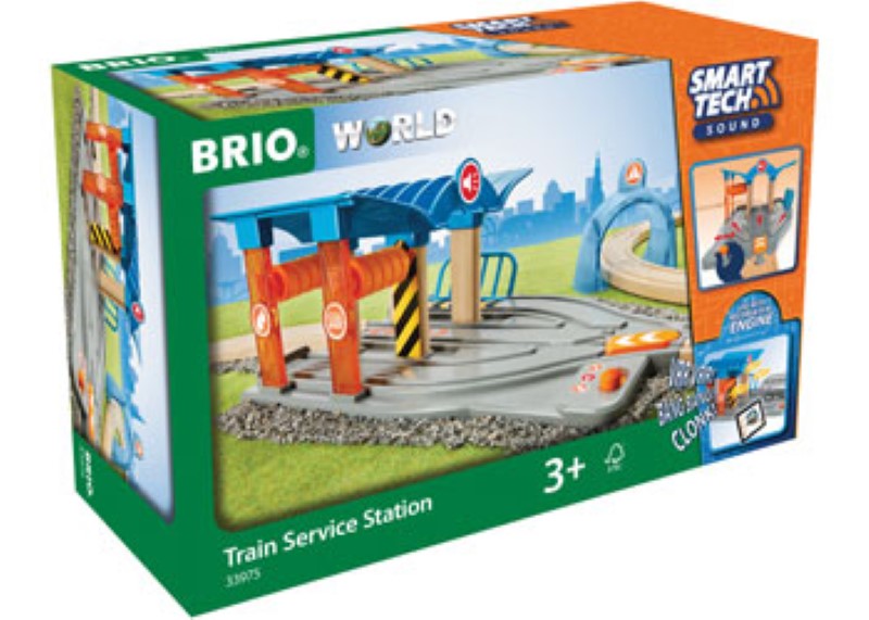 BRIO Smart Tech Sound - Train Service Station 2pc