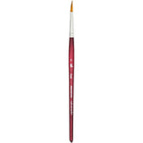 Princeton Velvetouch Synthetic Petals Brush 6 with soft grip, ideal for watercolors, acrylics, and oils, perfect for detailed work.