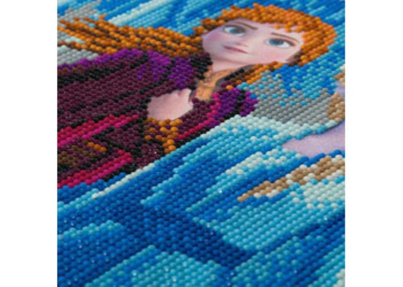 CrystalArt - Elsa, Anna & Olaf, 30x30cm Kit