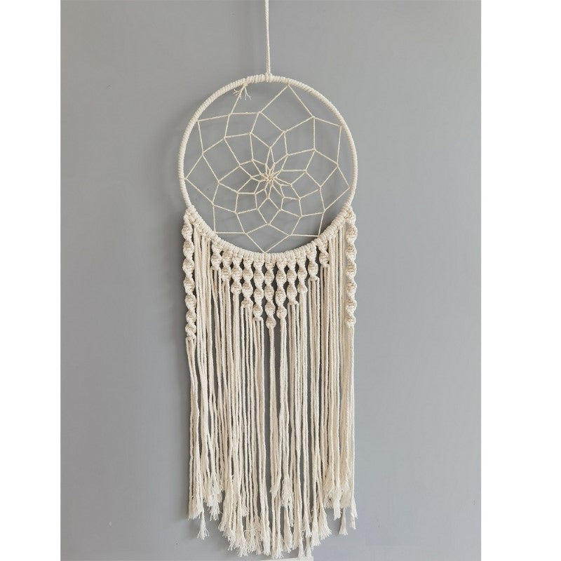 Cream Spiral Dreamcatcher 25cm