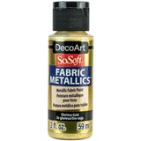 Decoart Sosoft Metallic Paint 2oz 2oz GLORIOUS GOLD