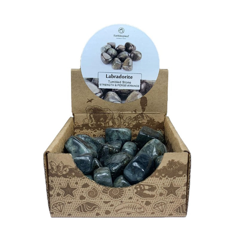 Labradorite Tumbled Stone Box