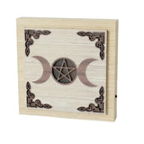 Triple Moon Colour Changing LED Plaque