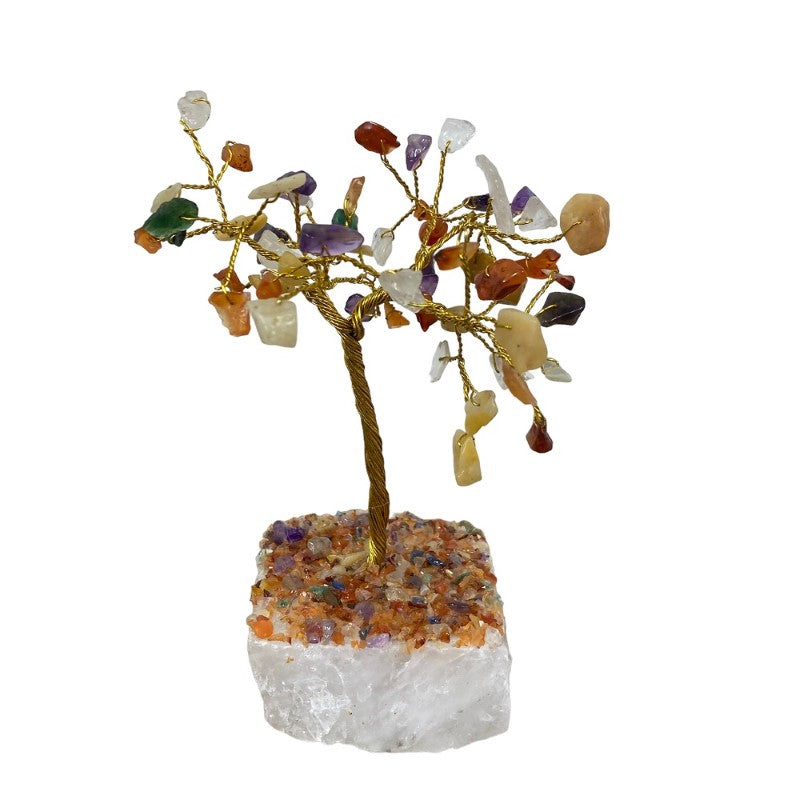 Multi Tree Stone Base with Gem Chips