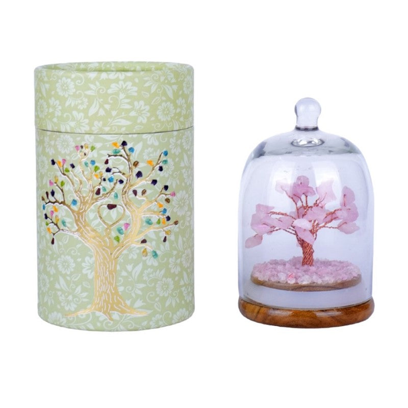 Rose Quartz Dome Crystal Tree