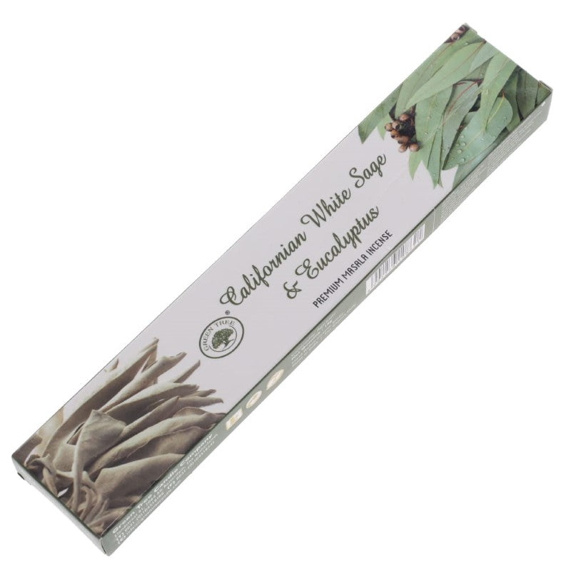 Green Tree Californian White Sage & Eucalyptus 15gm - Set of 12